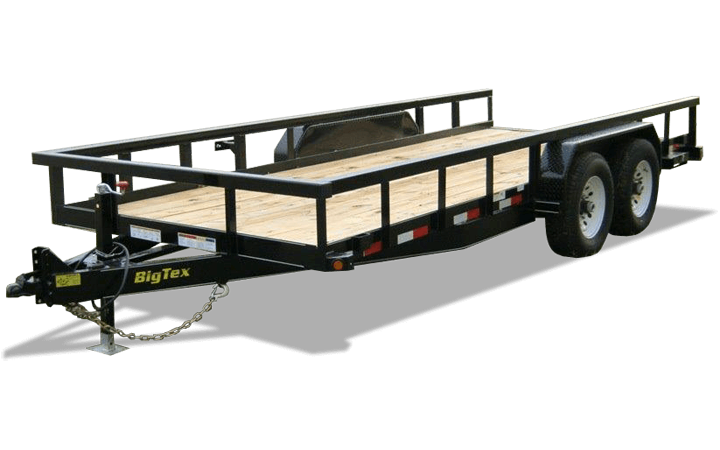 Heavy Duty Tandem Axle Pipe Top Utility Trailer