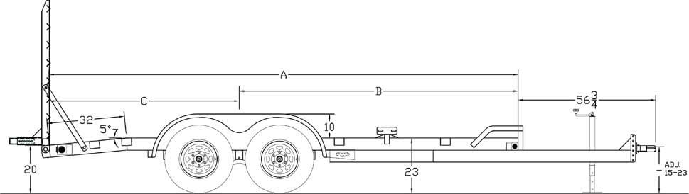 Pro Series Tandem Axle Equipment Trailer