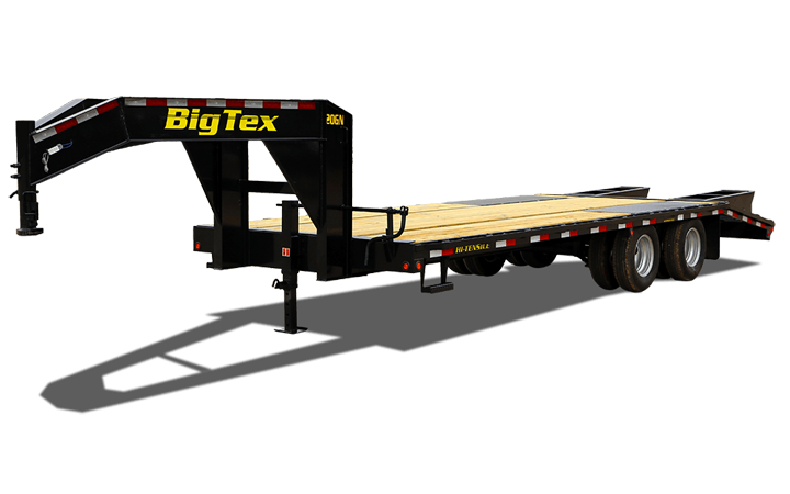 Economy Tandem Dual Wheel Gooseneck Trailer