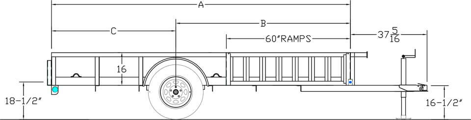 Single Axle ATV Trailer