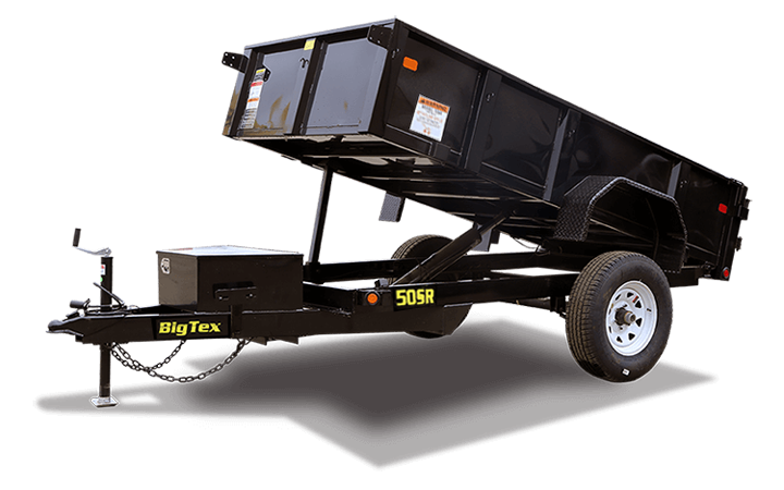 Single Axle Single Ram Dump Trailer