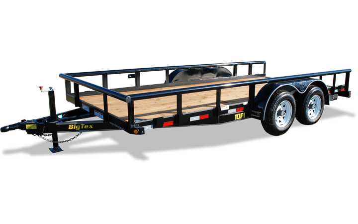 Pro Series Tandem Axle Pipe Top Utility Trailer