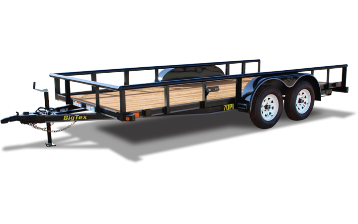 Tandem Axle Pipe Utility Trailer