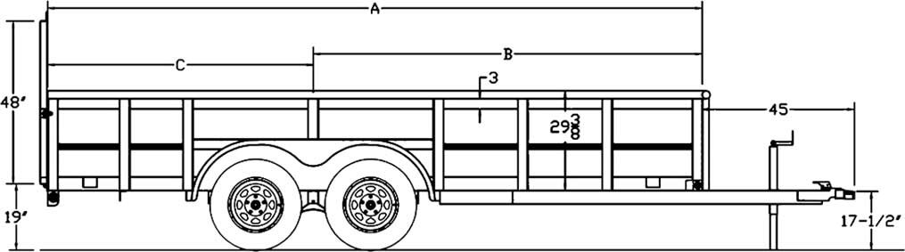 Tandem Axle Vanguard Trailer