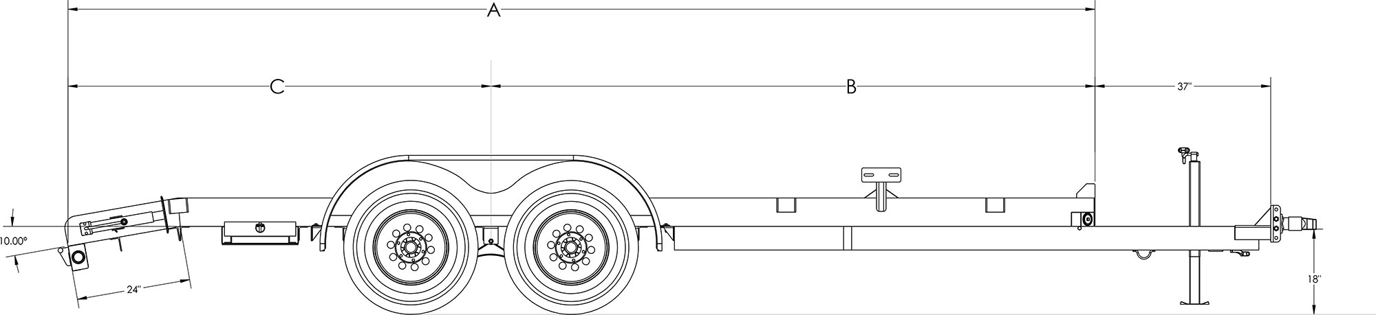 Pro Series Tandem Axle Car Hauler