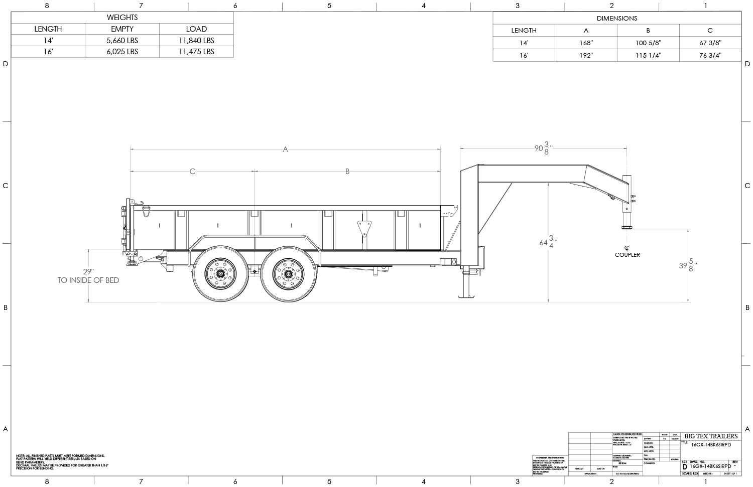 Super Duty Tandem Axle Gooseneck Dump