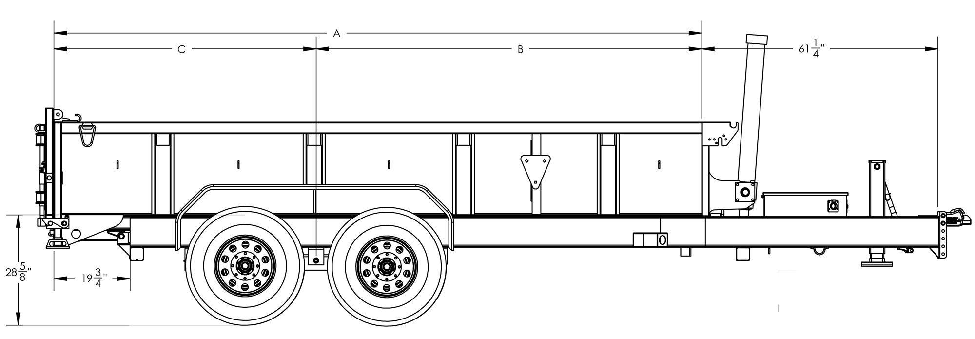 Heavy Duty Telescopic Dump