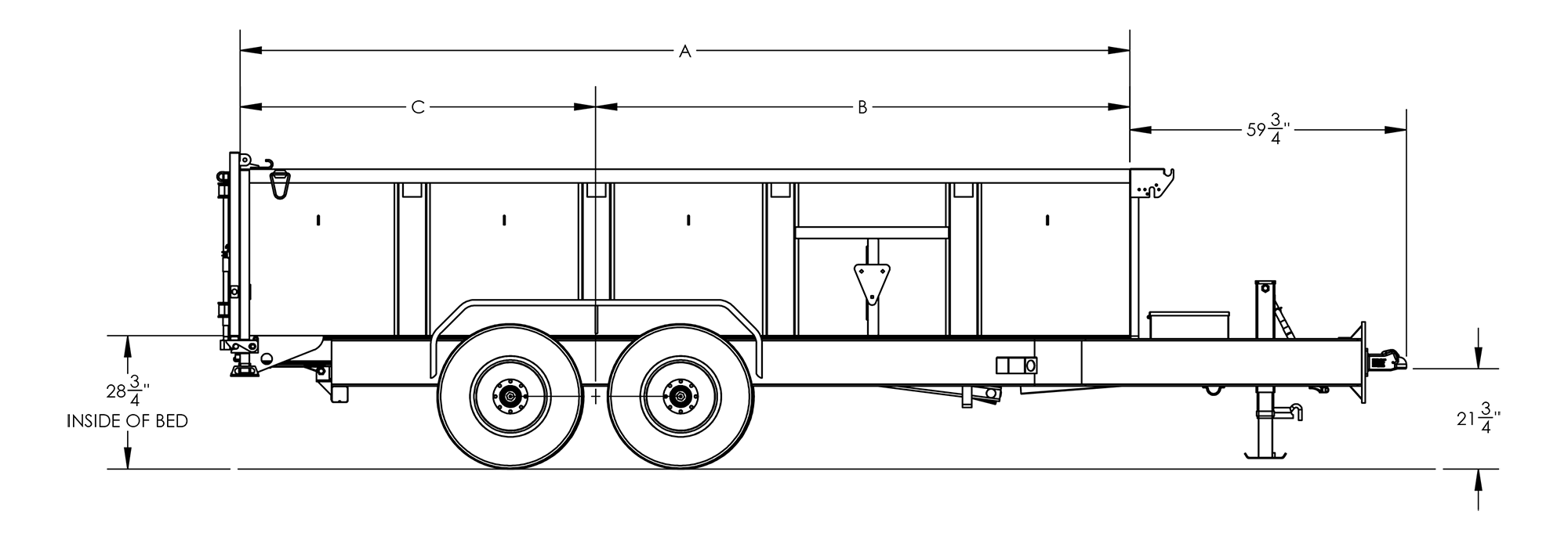 Mega Duty Tandem Axle Dump