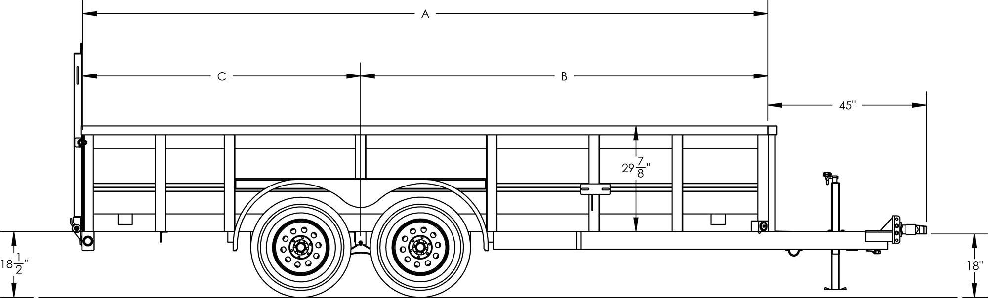 Tandem Axle Vanguard Trailer